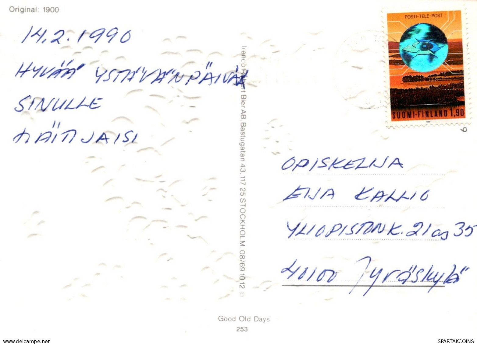 ÁNGEL NAVIDAD Vintage Tarjeta Postal CPSM #PAJ137.ES - Anges