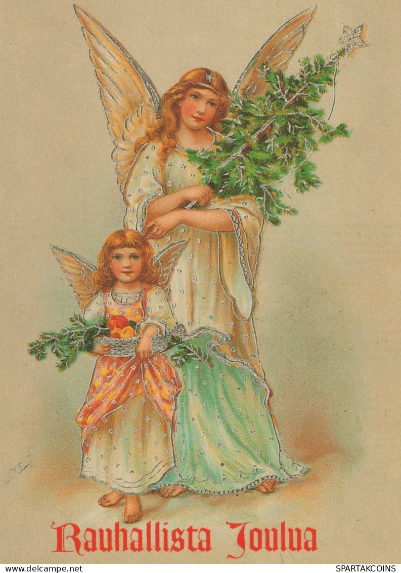 ÁNGEL NAVIDAD Vintage Tarjeta Postal CPSM #PAH876.ES - Angels