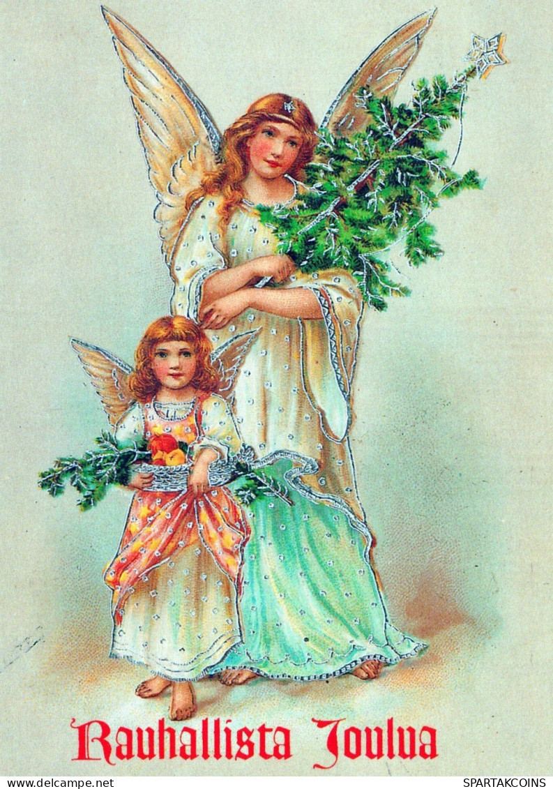 ÁNGEL NAVIDAD Vintage Tarjeta Postal CPSM #PAH876.ES - Angels