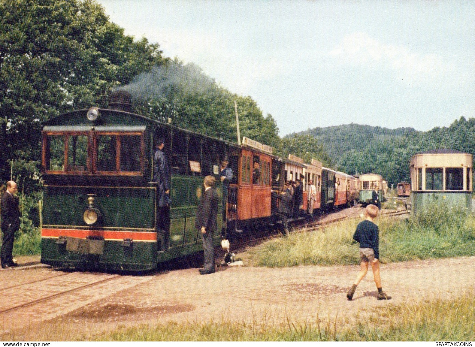 TREN TRANSPORTE Ferroviario Vintage Tarjeta Postal CPSM #PAA747.ES - Eisenbahnen