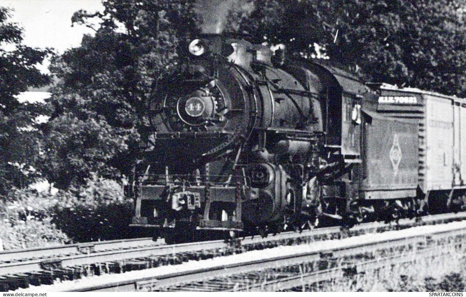 TREN TRANSPORTE Ferroviario Vintage Tarjeta Postal CPSMF #PAA474.ES - Trains