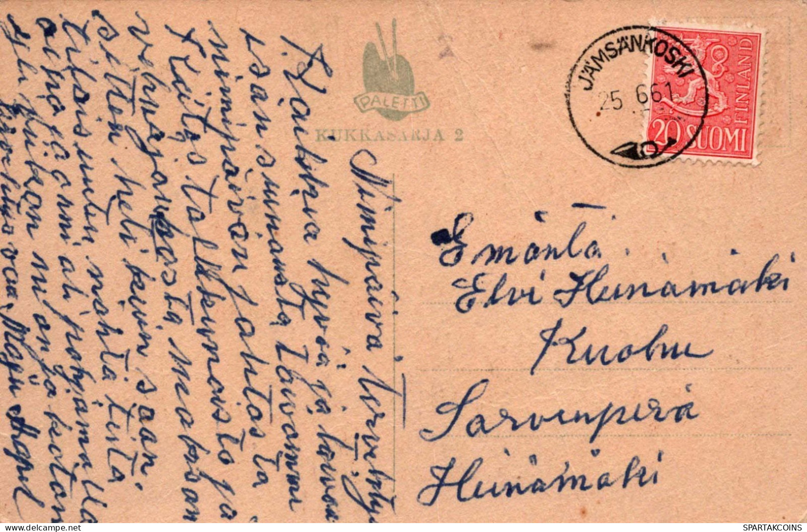 FLEURS Vintage Carte Postale CPA #PKE738.FR - Bloemen
