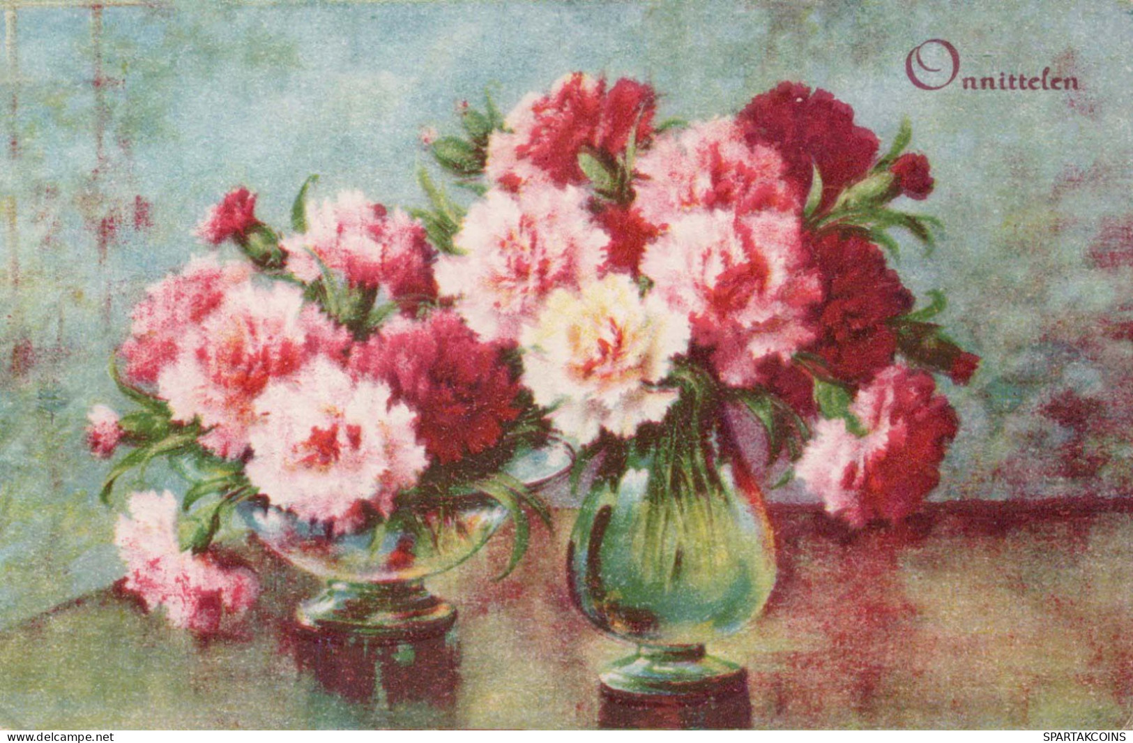 FLEURS Vintage Carte Postale CPA #PKE556.FR - Bloemen