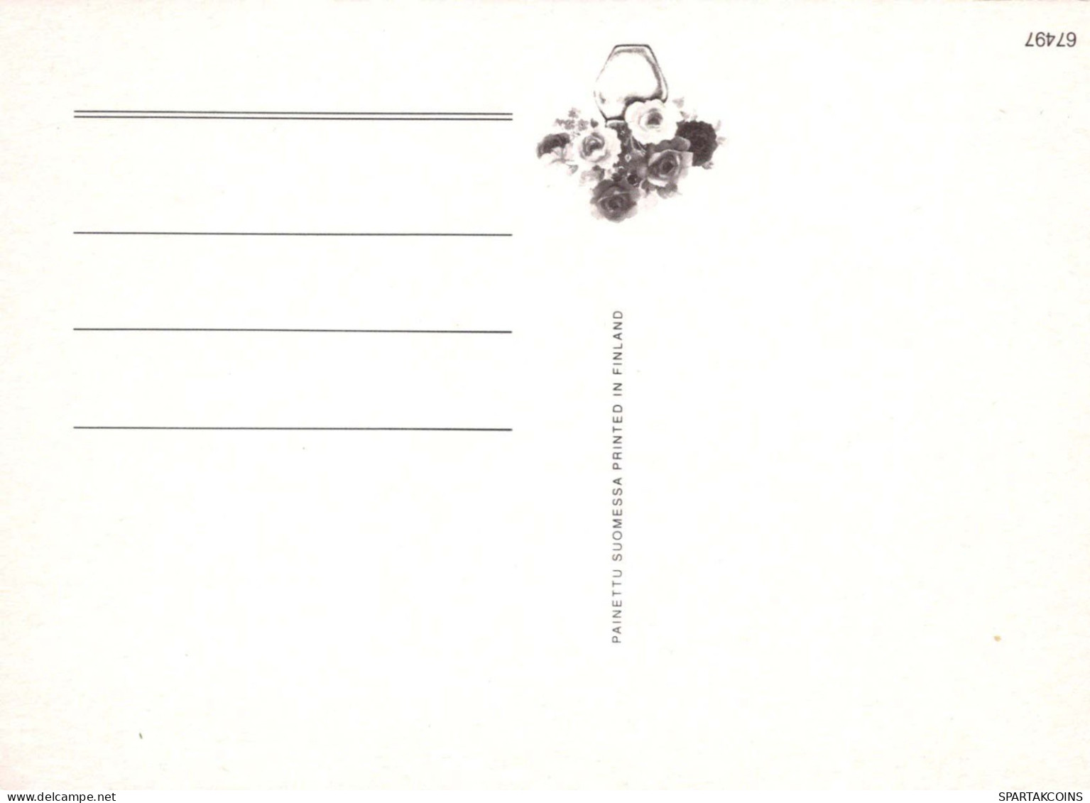 FLEURS Vintage Carte Postale CPSM #PBZ562.FR - Blumen