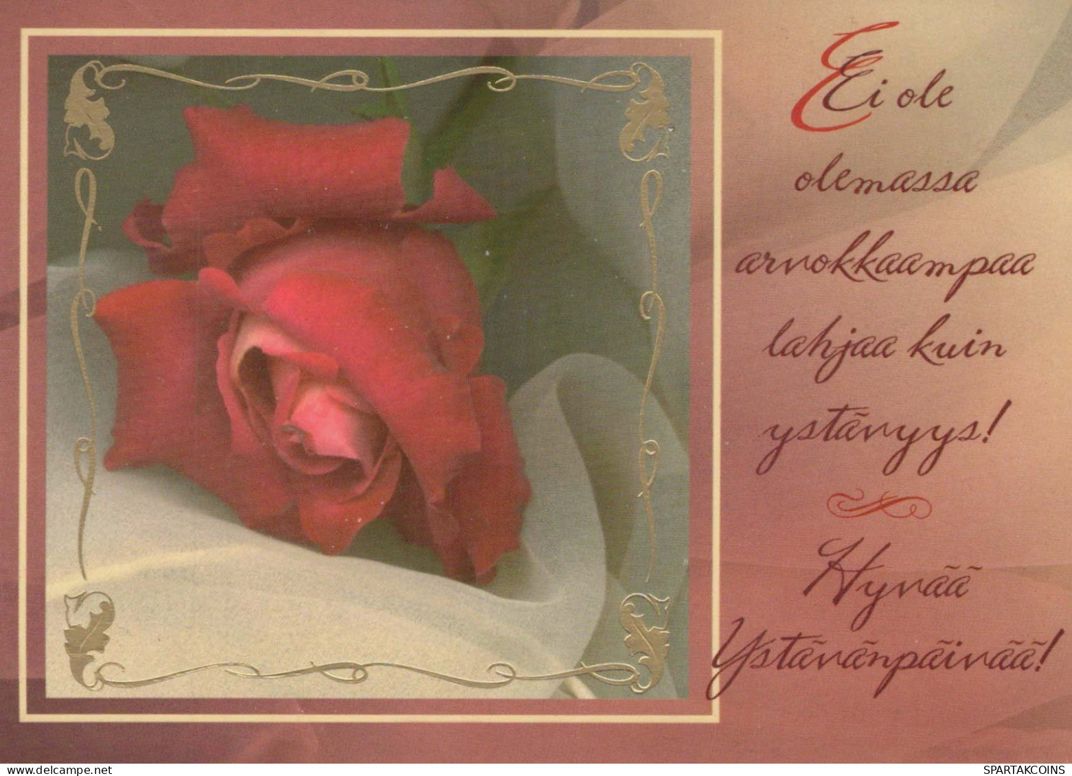 FLEURS Vintage Carte Postale CPSM #PBZ744.FR - Bloemen