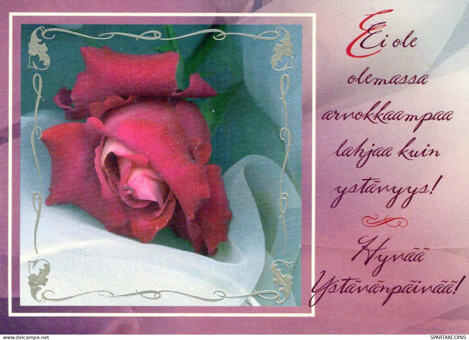 FLEURS Vintage Carte Postale CPSM #PBZ744.FR - Flowers