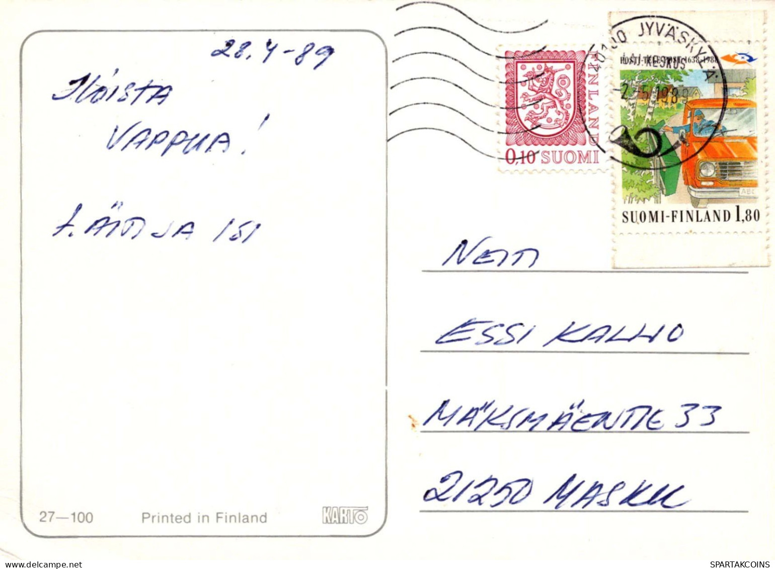 DISNEY DESSIN ANIMÉ Vintage Carte Postale CPSM #PBV586.FR - Scènes & Paysages