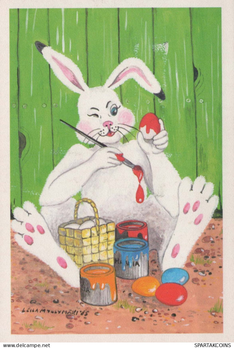 LAPIN Animaux Vintage Carte Postale CPSM #PBR092.FR - Autres & Non Classés