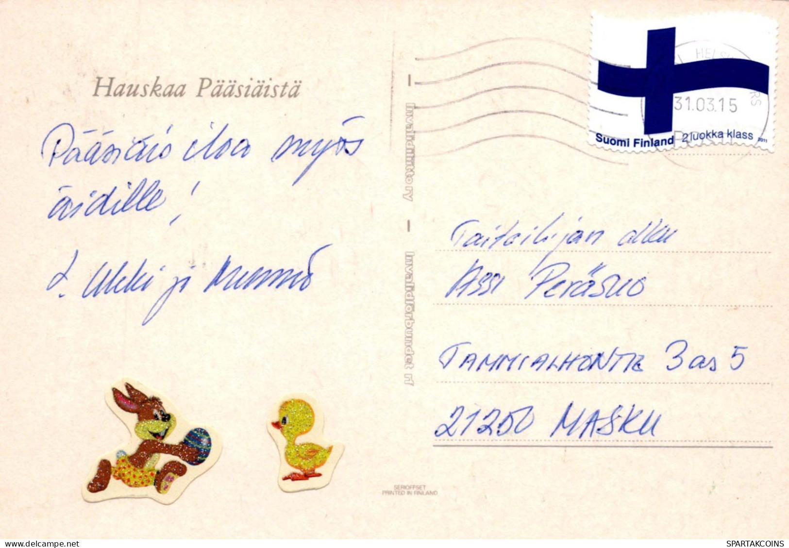 LAPIN Animaux Vintage Carte Postale CPSM #PBR092.FR - Autres & Non Classés