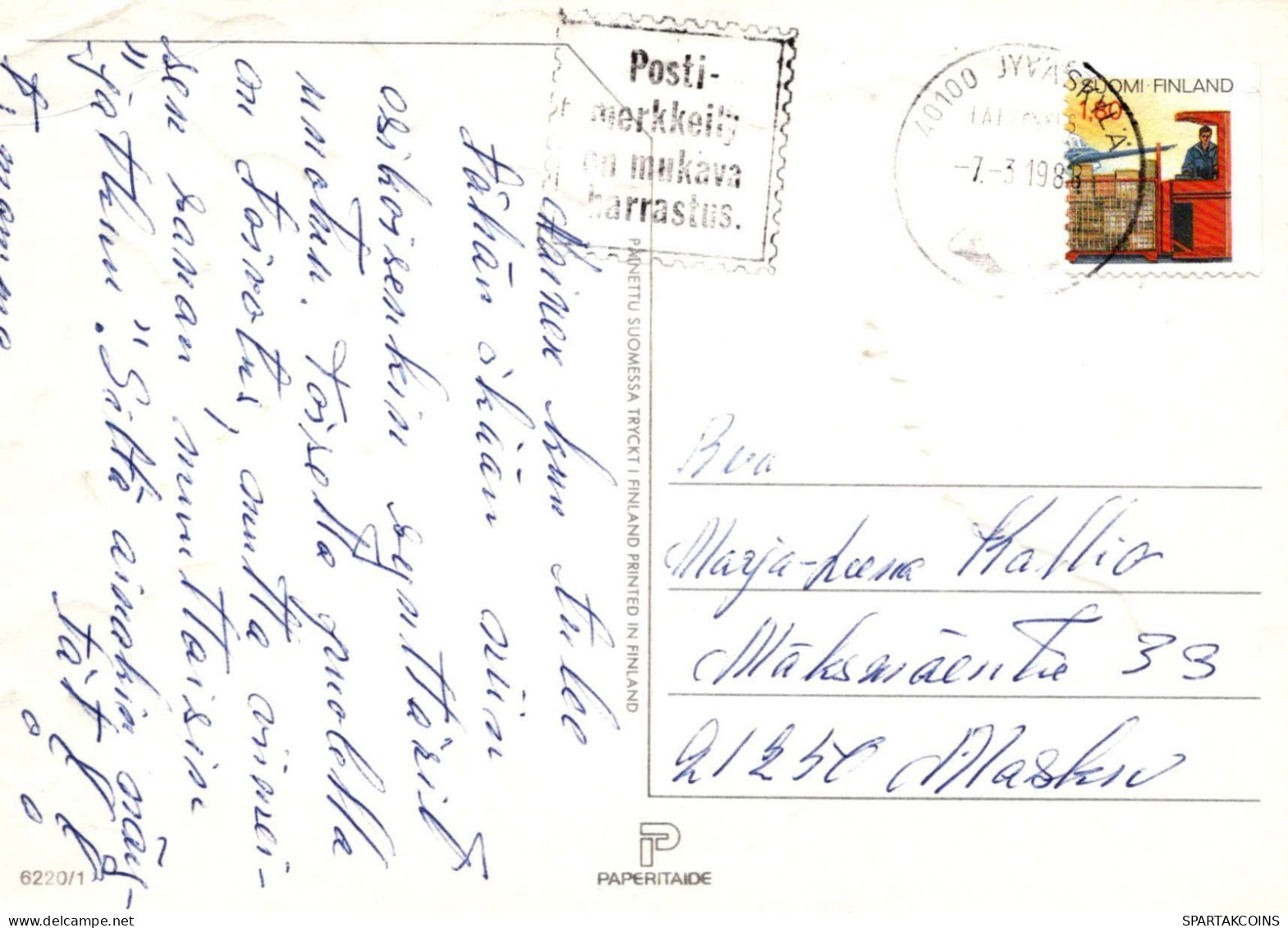 CHAT CHAT Animaux Vintage Carte Postale CPSM #PBR029.FR - Katzen