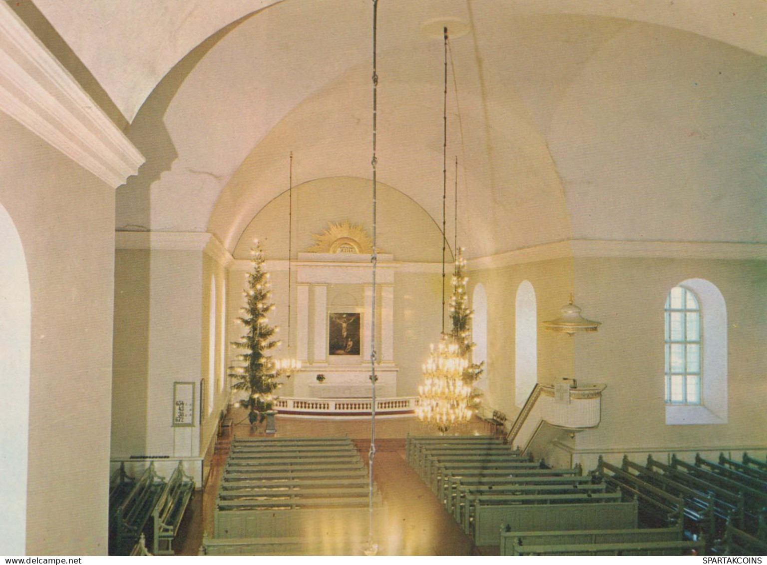 ÉGLISE Christianisme Religion Vintage Carte Postale CPSM #PBQ311.FR - Churches & Convents