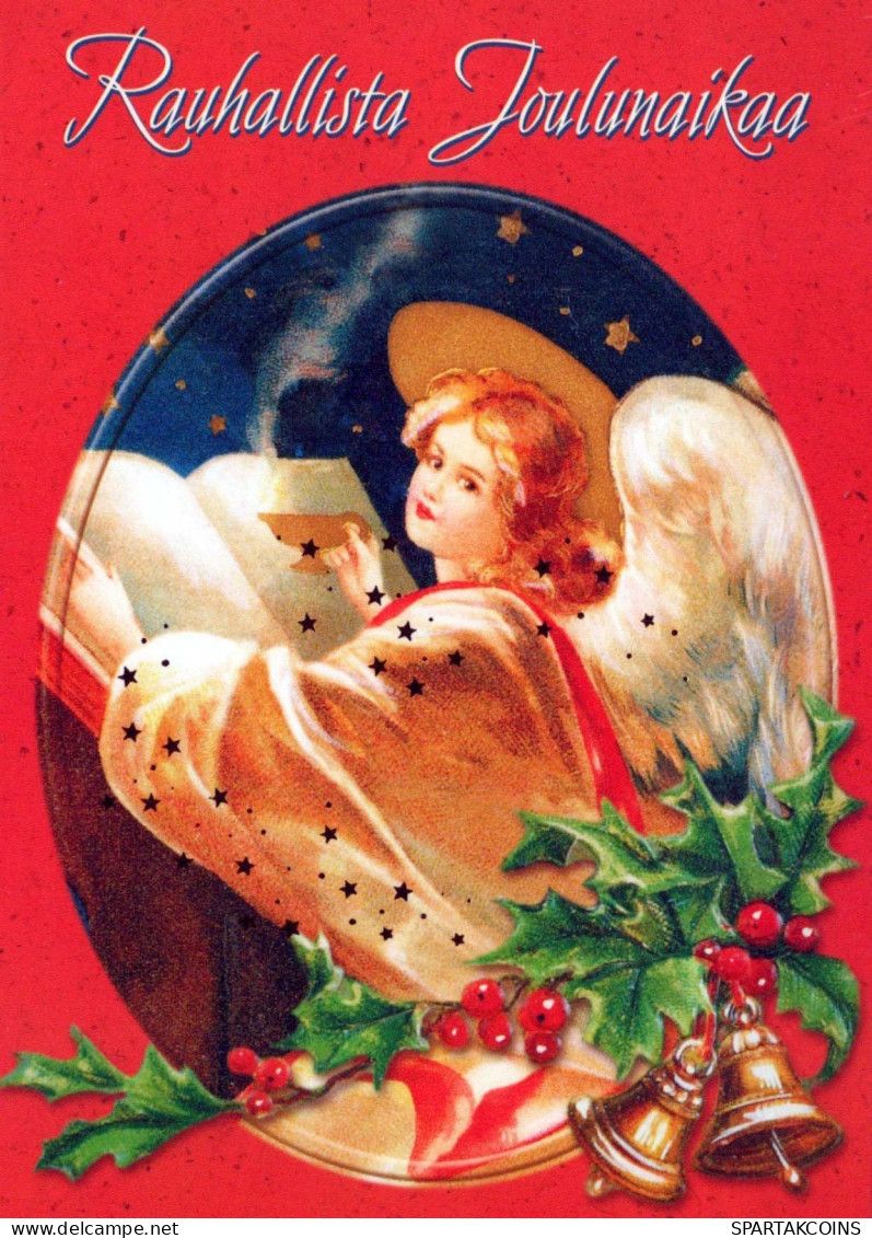ANGE Noël Vintage Carte Postale CPSM #PBP355.FR - Angels