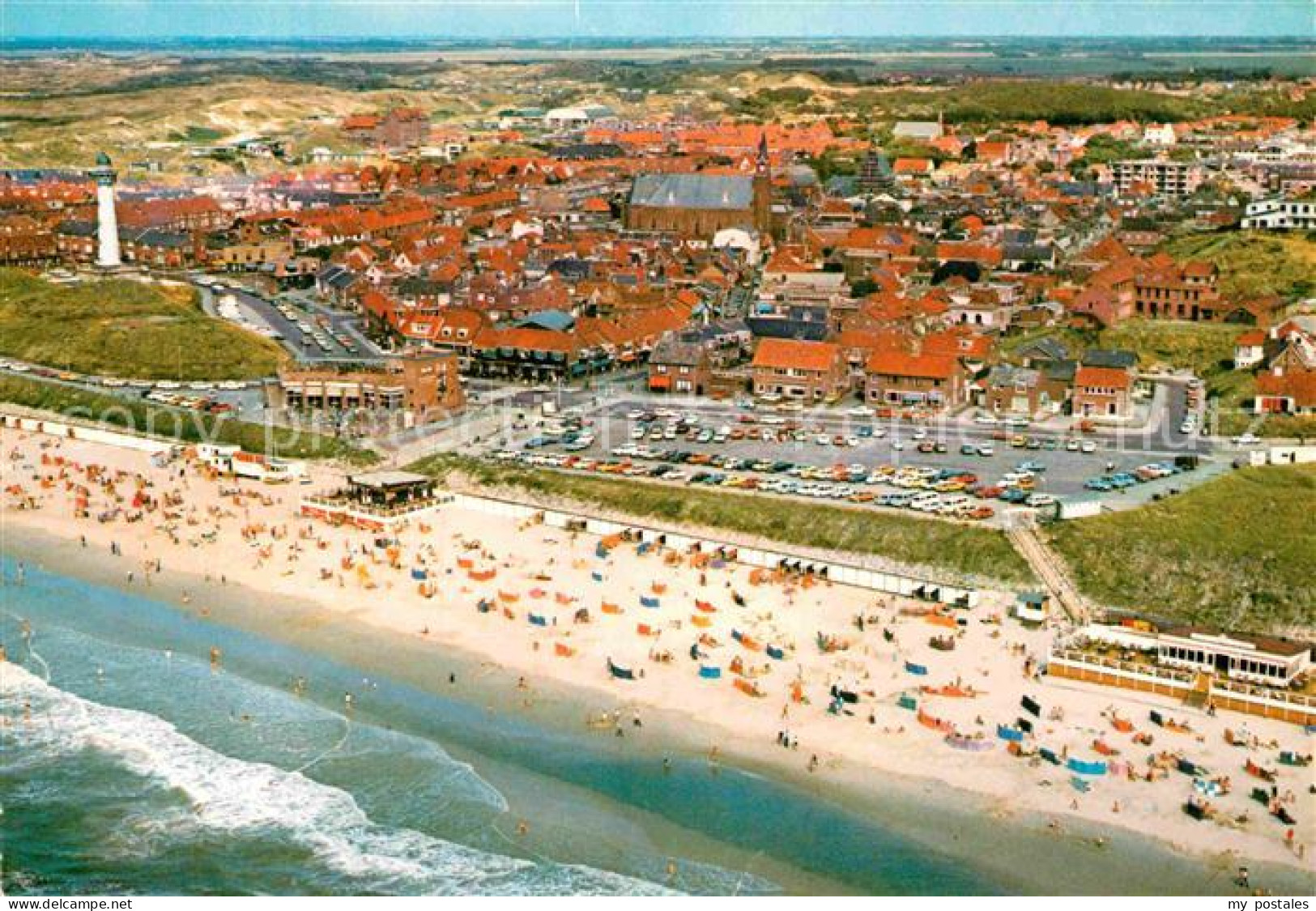 72838692 Egmond Aan Zee Fliegeraufnahme Strand  - Autres & Non Classés