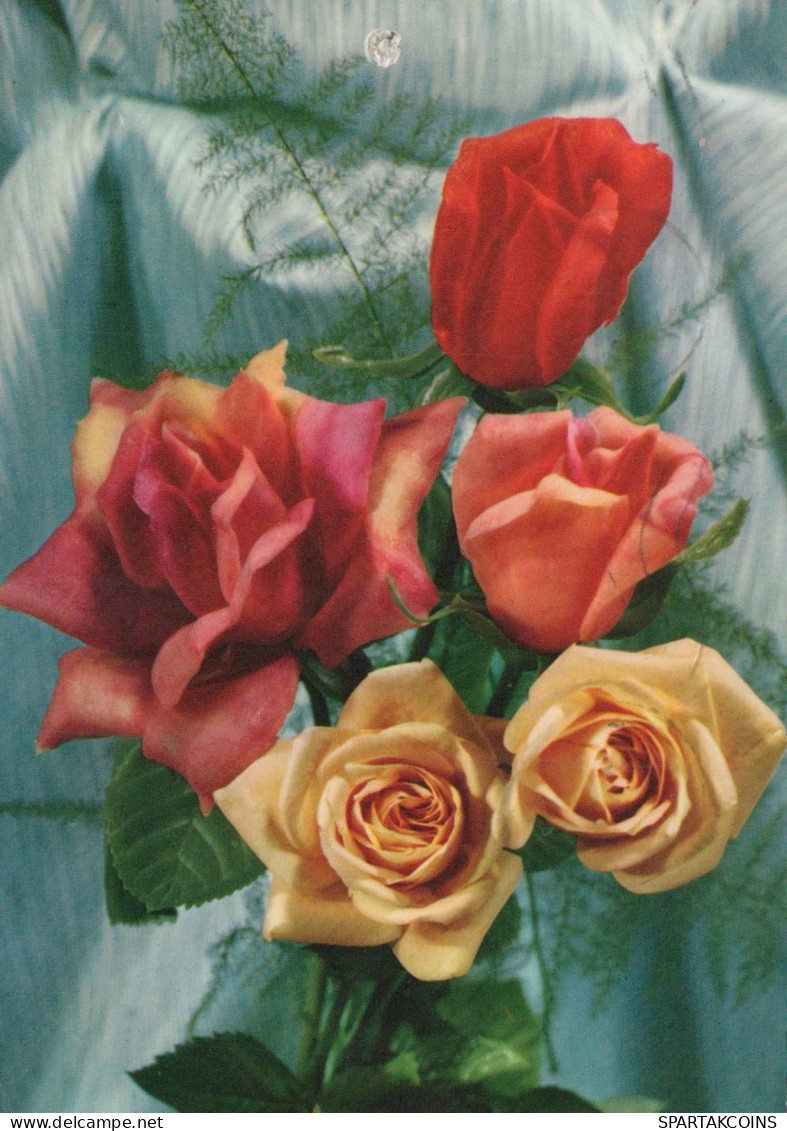 FLEURS Vintage Carte Postale CPSM #PAS578.FR - Flowers