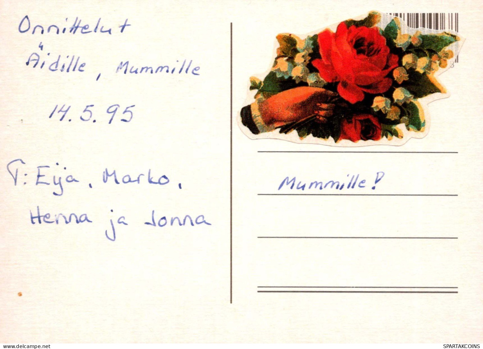 FLEURS Vintage Carte Postale CPSM #PAS095.FR - Fiori