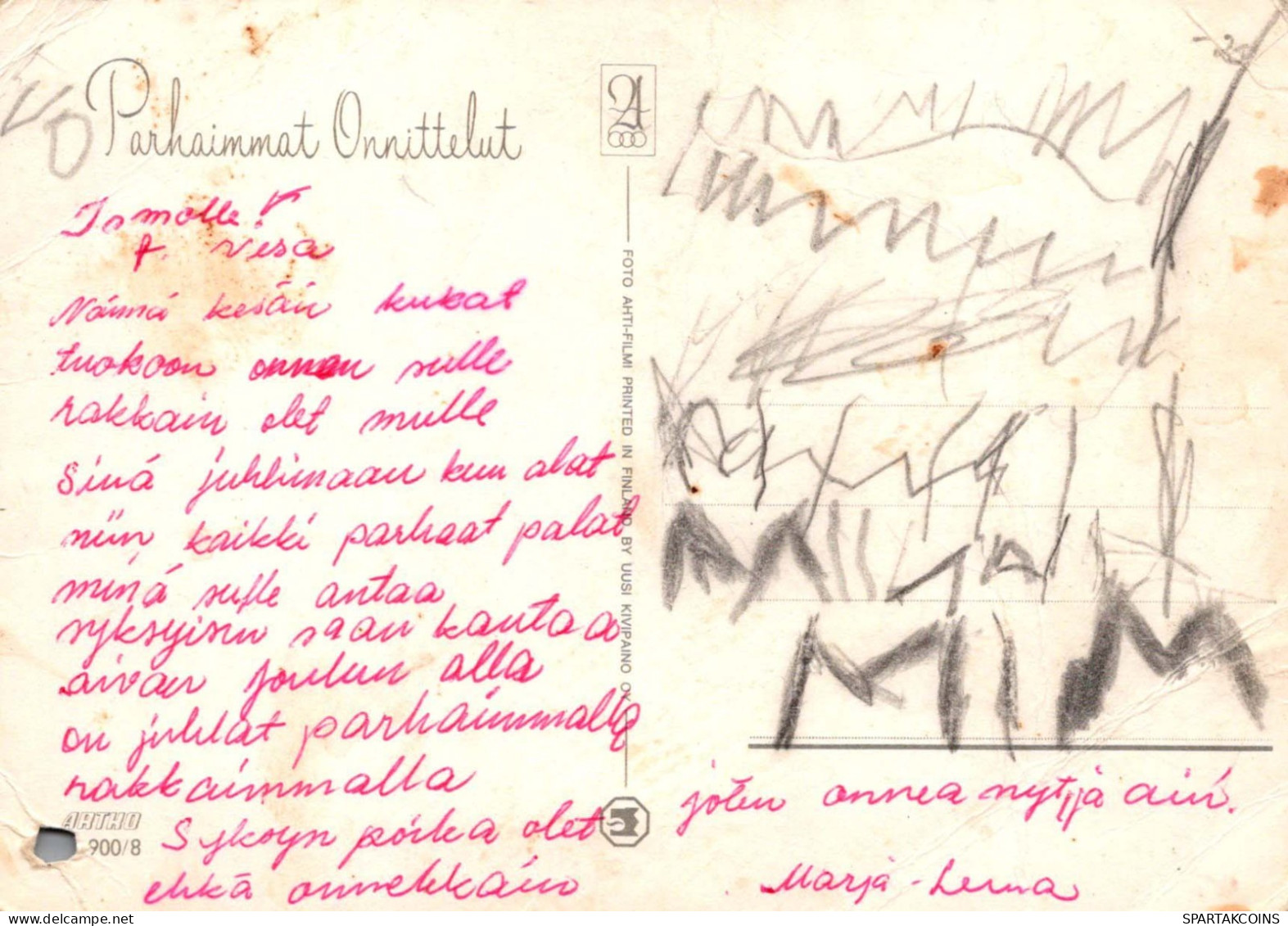 FLEURS Vintage Carte Postale CPSM #PAR193.FR - Fleurs