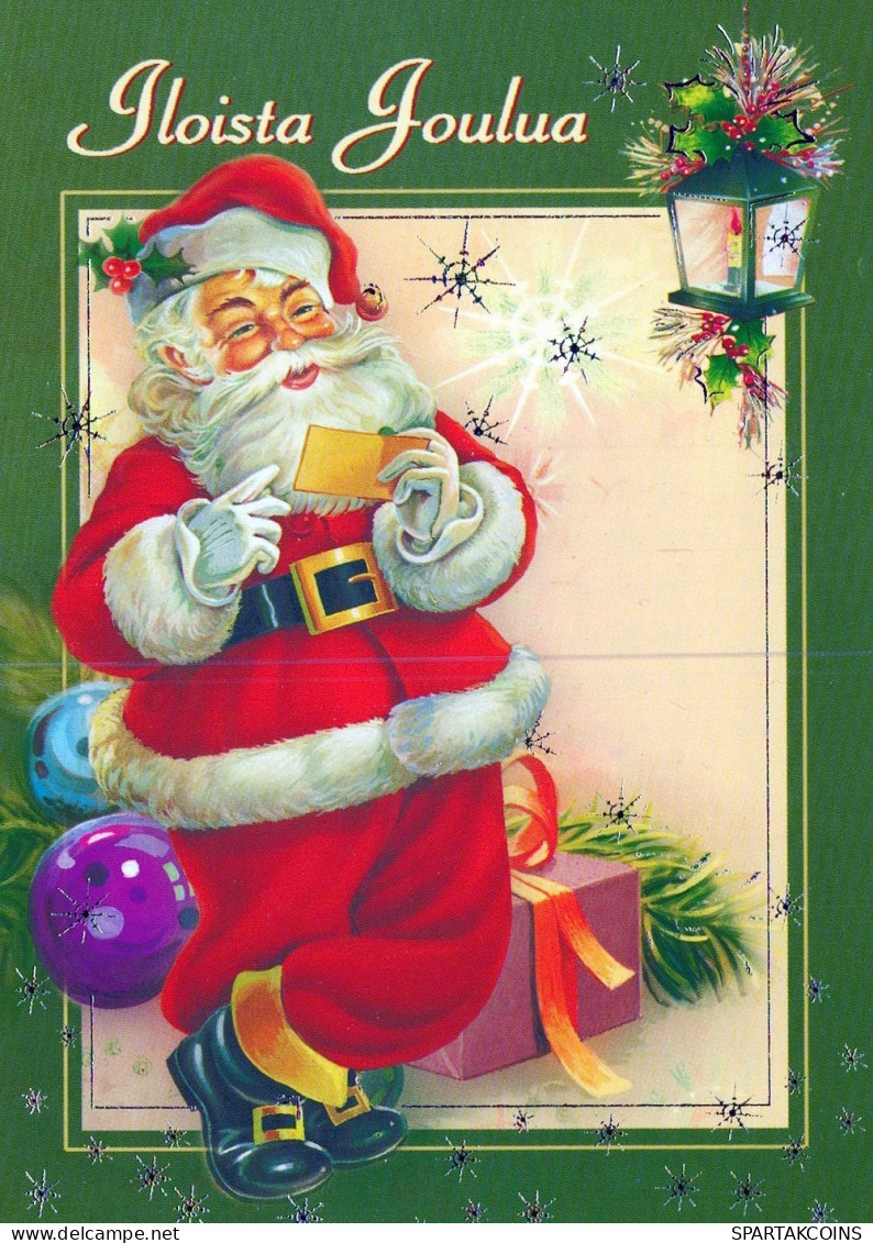 PÈRE NOËL NOËL Fêtes Voeux Vintage Carte Postale CPSM #PAK838.FR - Santa Claus