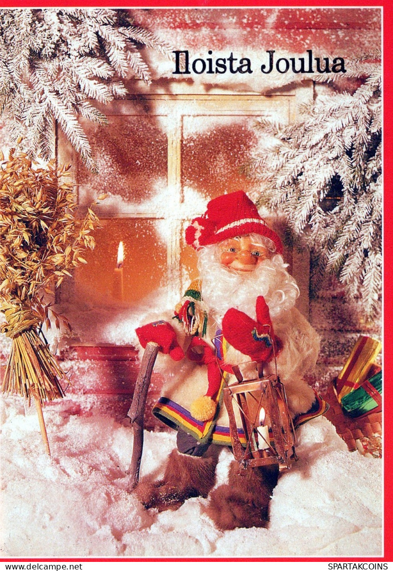 PÈRE NOËL NOËL Fêtes Voeux Vintage Carte Postale CPSM #PAK013.FR - Santa Claus