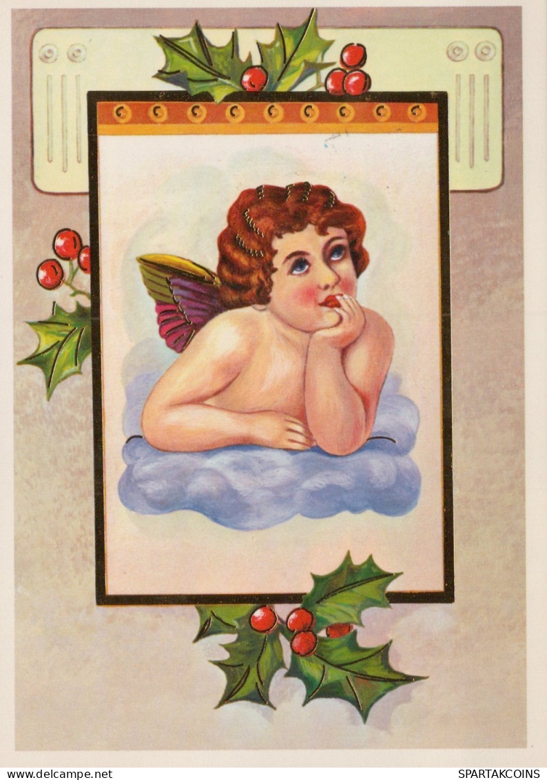 ANGE NOËL Vintage Carte Postale CPSM #PAH695.FR - Anges