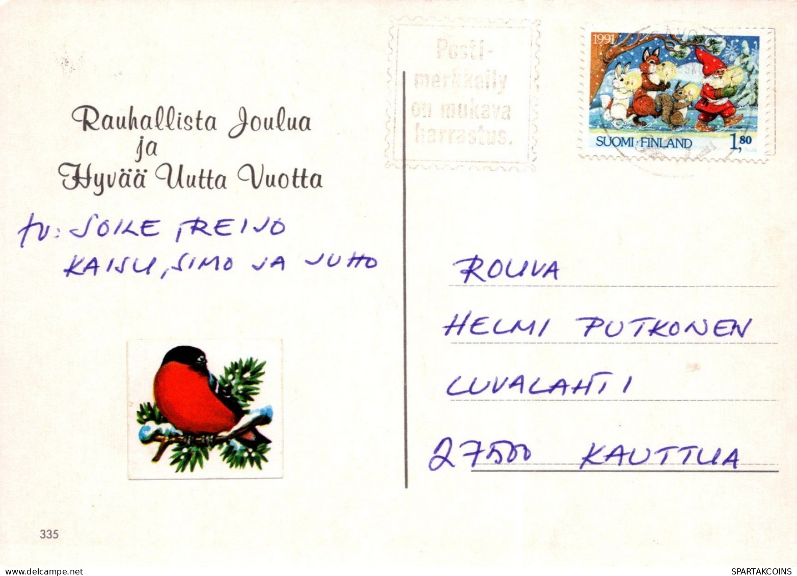 ANGE NOËL Vintage Carte Postale CPSM #PAH575.FR - Anges