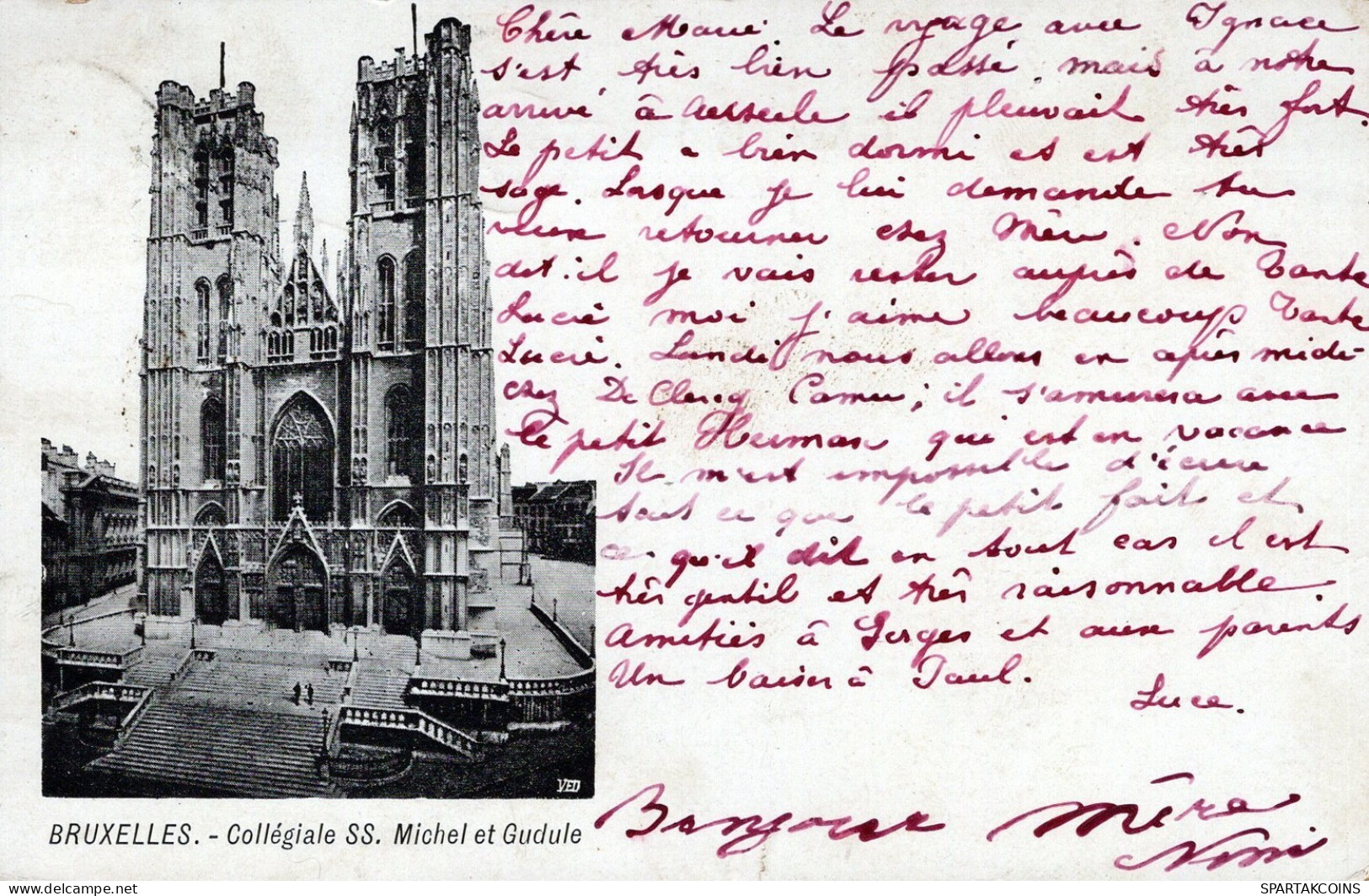 BELGIUM BRUSSELS Postcard CPA #PAD531.GB - Bruxelles (Città)