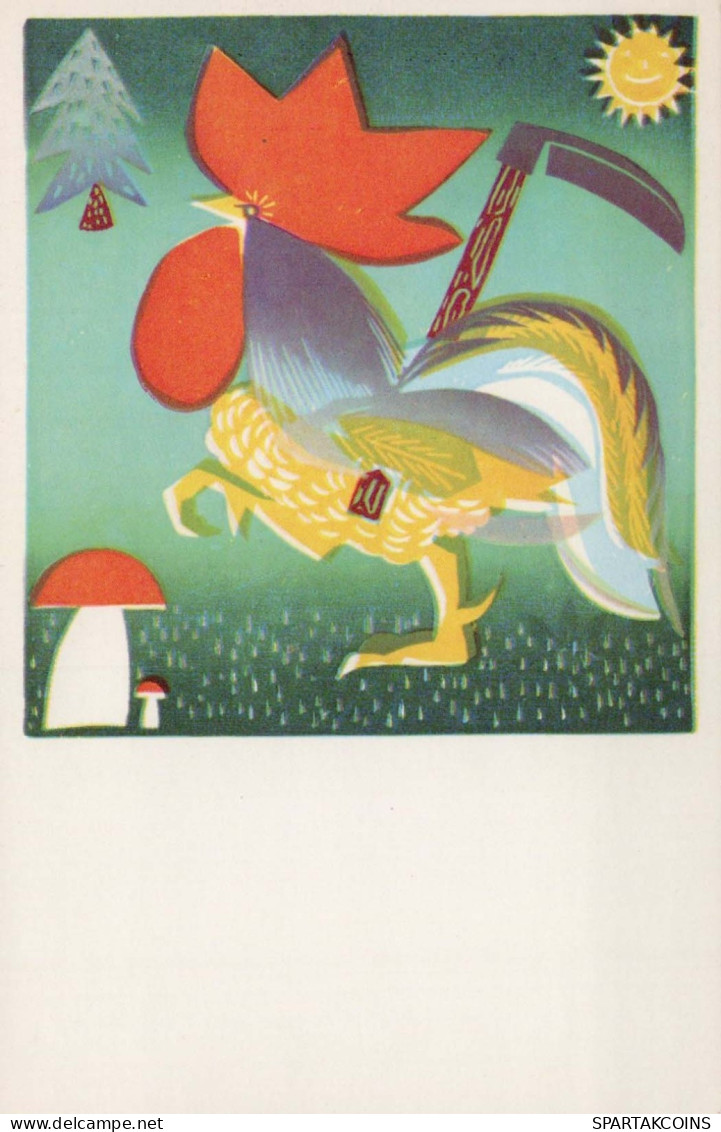 CHICKEN Vintage Postcard CPSMPF #PKG975.GB - Uccelli