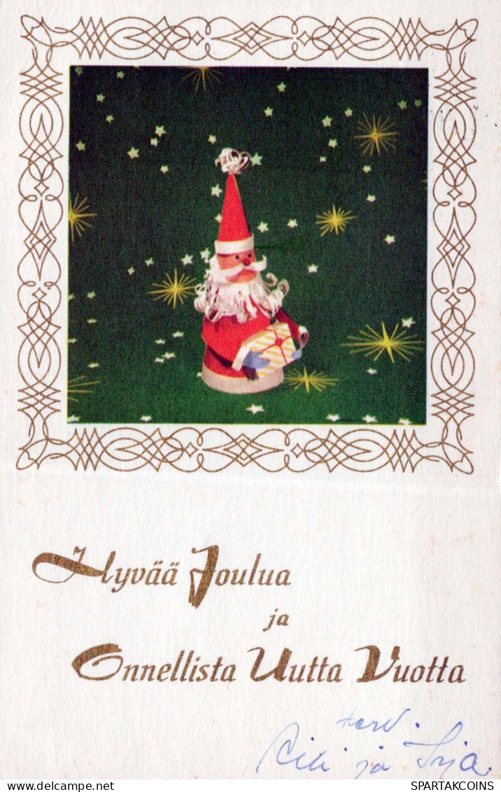 Happy New Year Christmas Vintage Postcard CPSMPF #PKD846.GB - Nouvel An