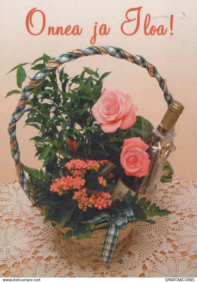 FLOWERS Vintage Postcard CPSM #PBZ440.GB - Flowers