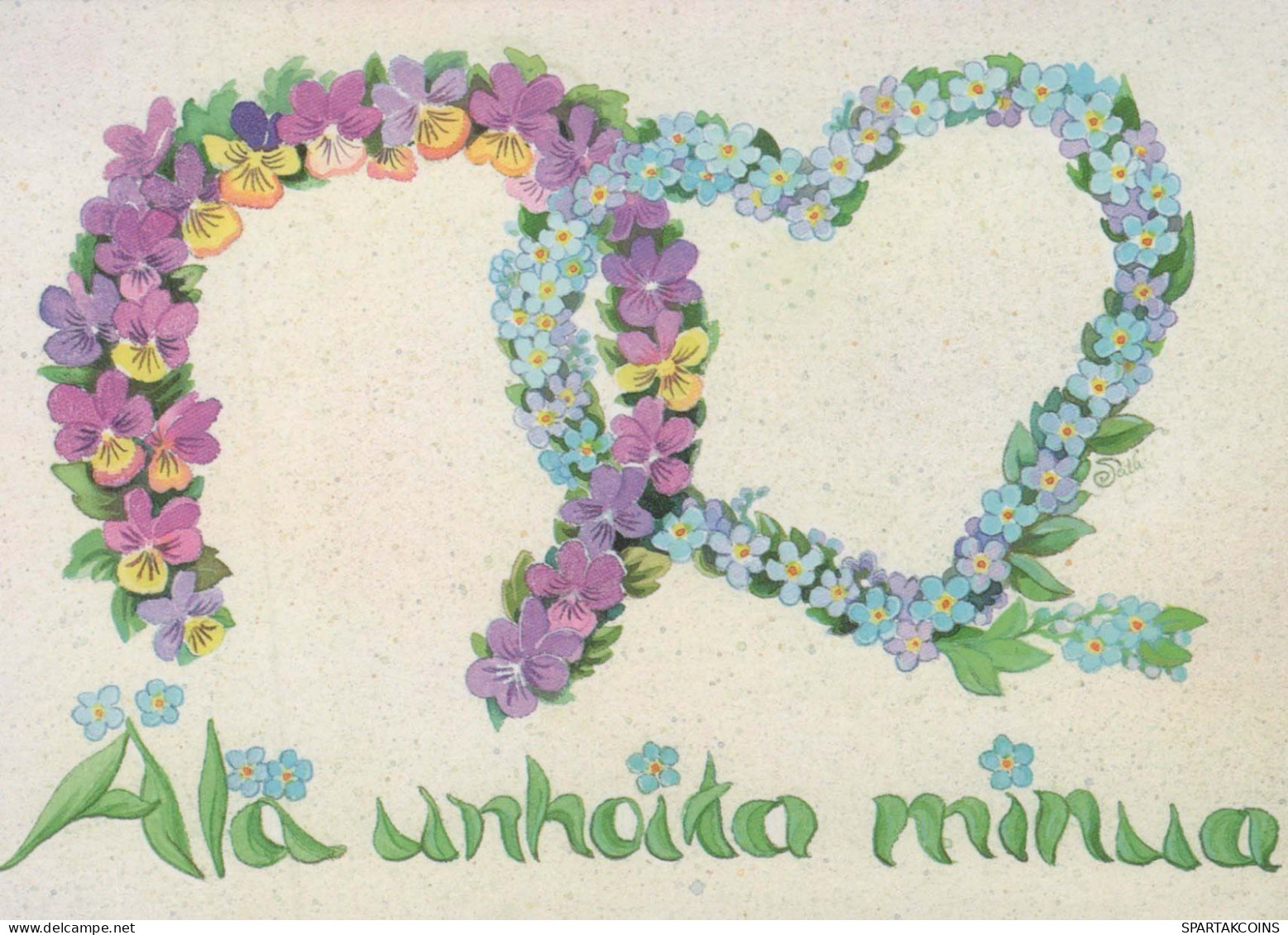 FLOWERS Vintage Postcard CPSM #PBZ500.GB - Blumen