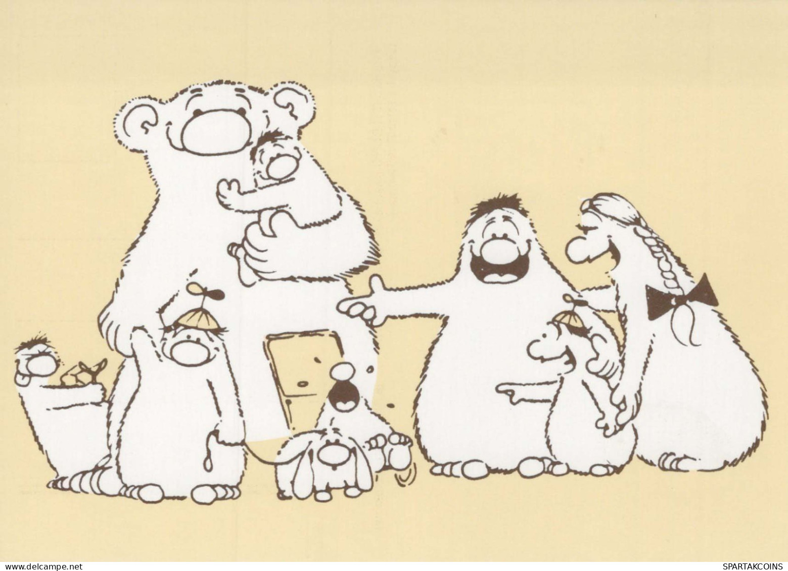 BEAR Animals Vintage Postcard CPSM #PBS406.GB - Humor