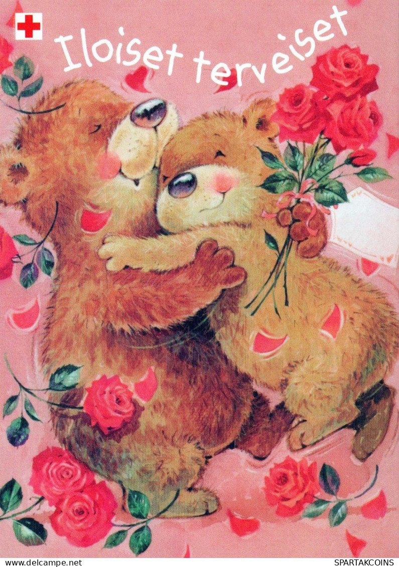 BEAR Animals Vintage Postcard CPSM #PBS157.GB - Bären