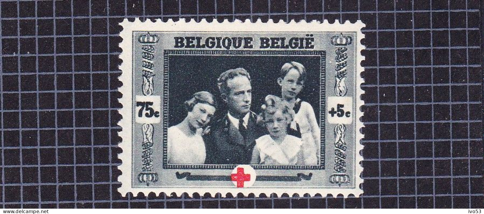 1939 Nr 499* Met Scharnier, Zegel Uit Reeks "Belgische Rode Kruis". - Unused Stamps