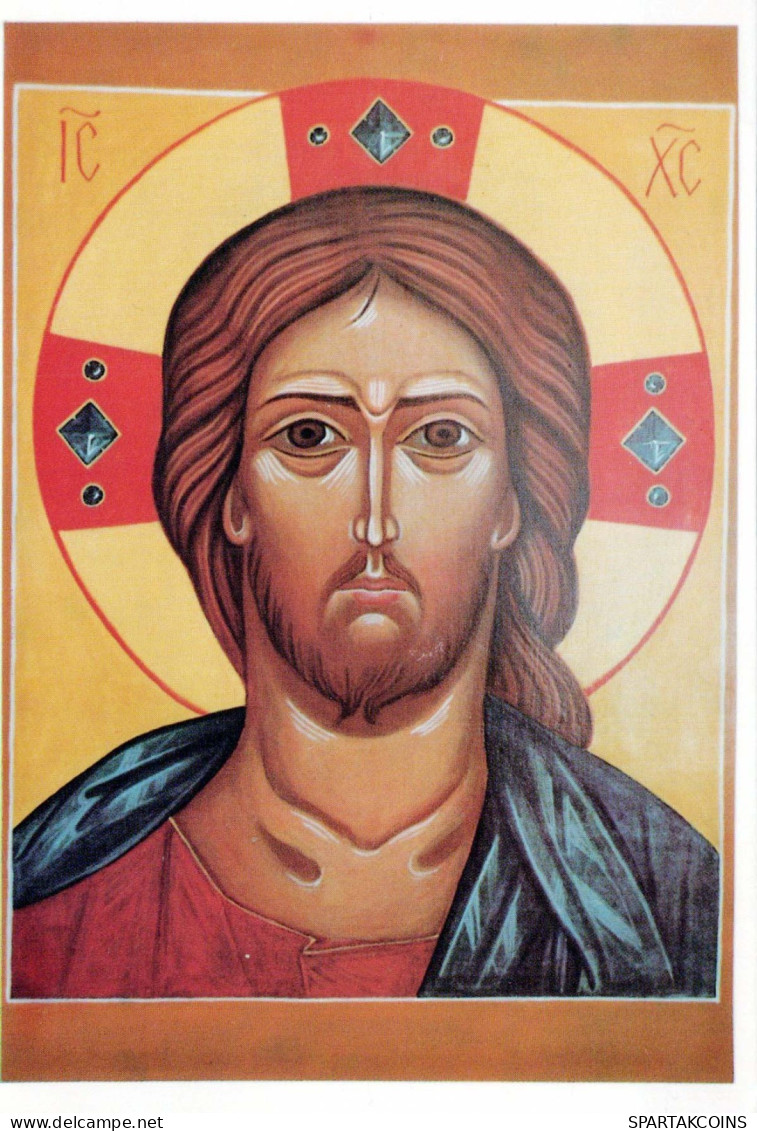 PAINTING JESUS CHRIST Religion Vintage Postcard CPSM #PBQ122.GB - Paintings, Stained Glasses & Statues