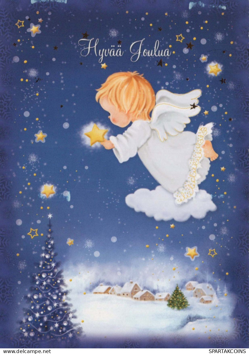 ANGEL Christmas Vintage Postcard CPSM #PBP607.GB - Angels