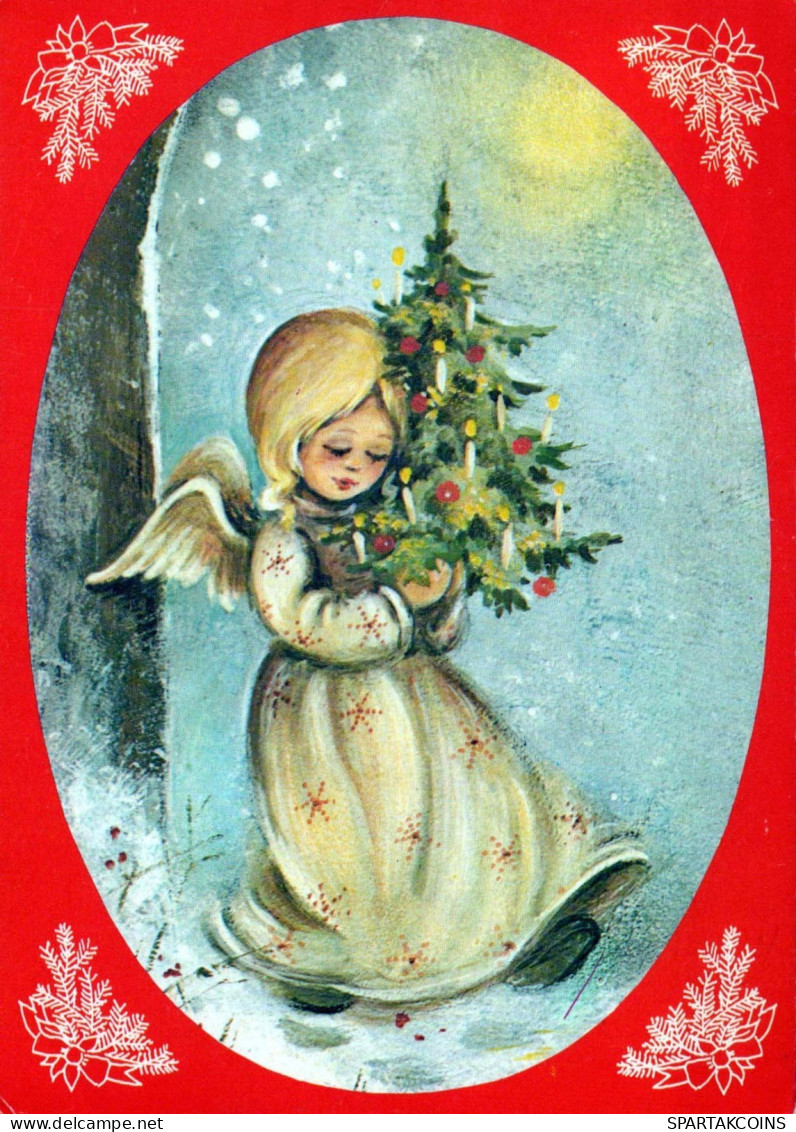 ANGEL Christmas Vintage Postcard CPSM #PBP414.GB - Anges