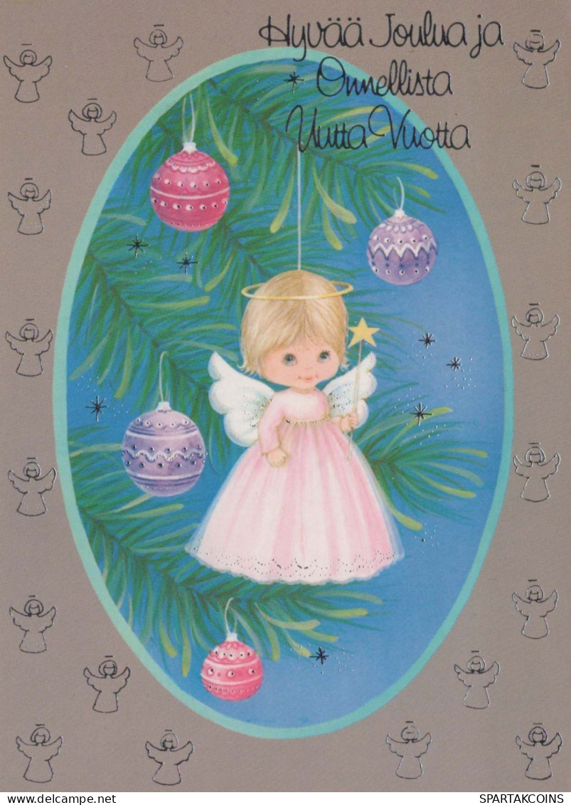 ANGEL Christmas Vintage Postcard CPSM #PBP353.GB - Anges