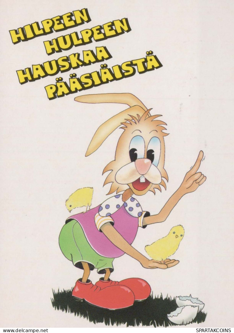 EASTER RABBIT Vintage Postcard CPSM #PBO477.GB - Pasen