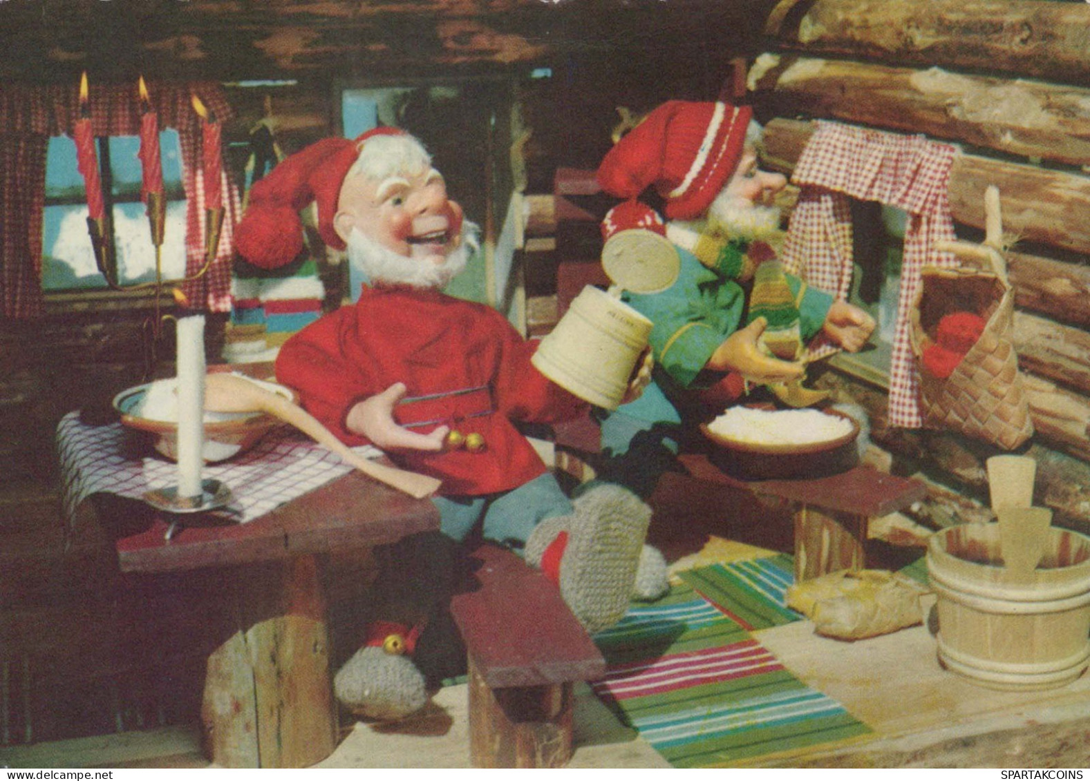 Happy New Year Christmas GNOME Vintage Postcard CPSM #PBA983.GB - New Year