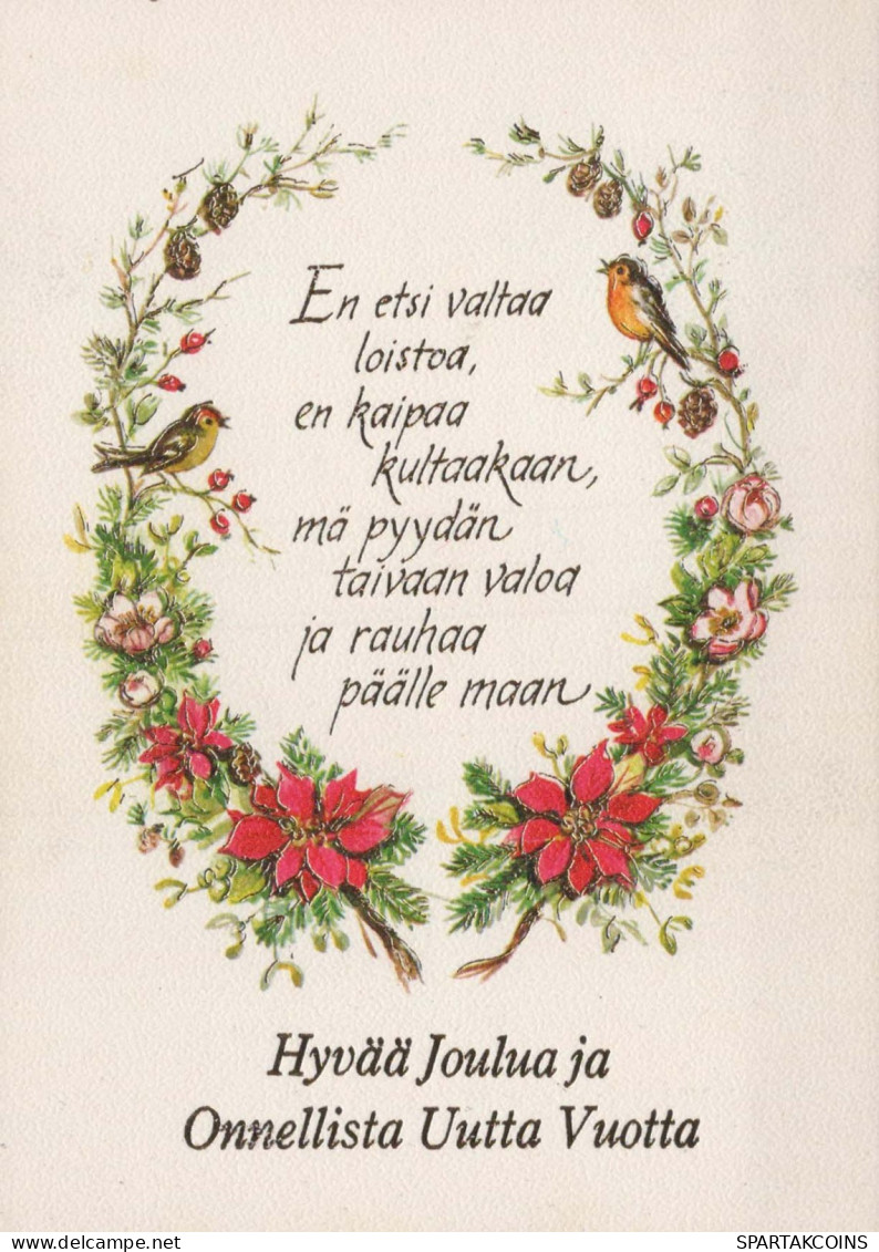 Happy New Year Christmas Vintage Postcard CPSM #PAV138.GB - New Year