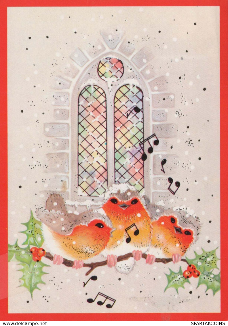 Happy New Year Christmas Vintage Postcard CPSM #PAU129.GB - Neujahr