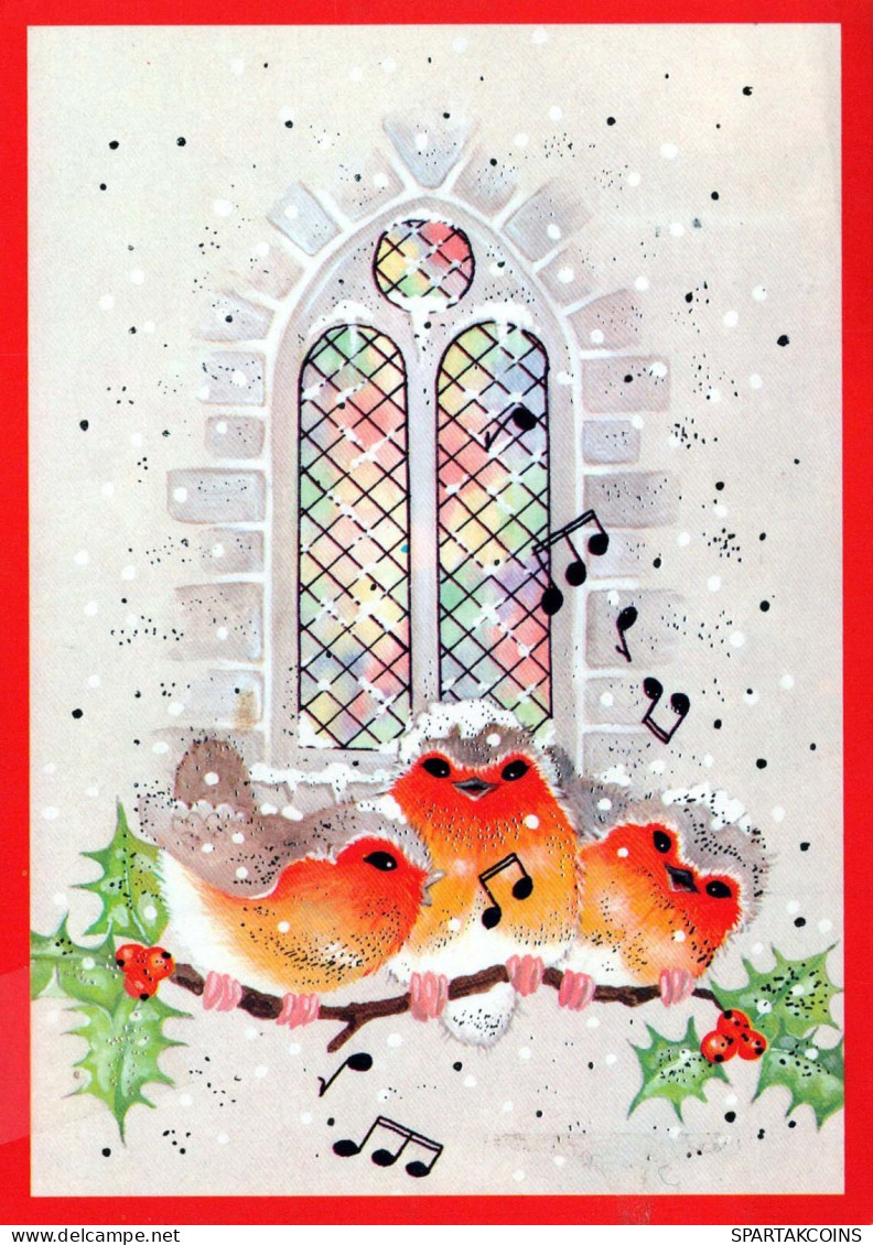 Happy New Year Christmas Vintage Postcard CPSM #PAU129.GB - Neujahr