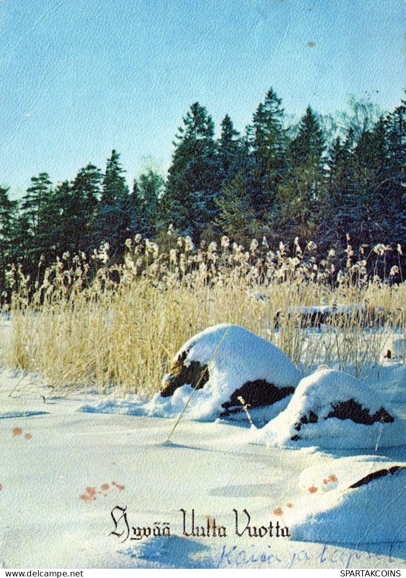 Happy New Year Christmas Vintage Postcard CPSM #PAT815.GB - New Year