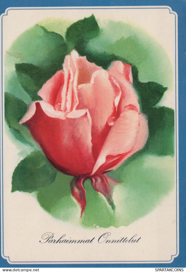FLOWERS Vintage Postcard CPSM #PAS333.GB - Fiori