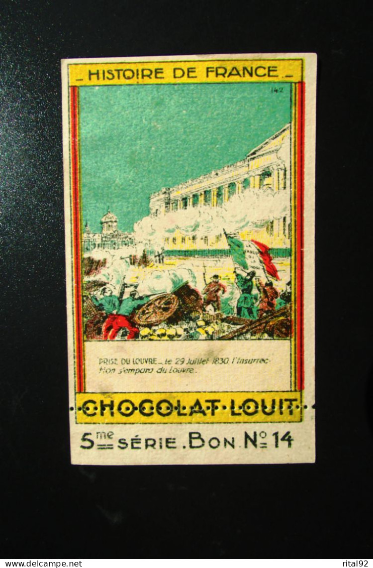 Chromo "Chocolat LOUIT" - Série "Histoire De FRANCE" - Louit