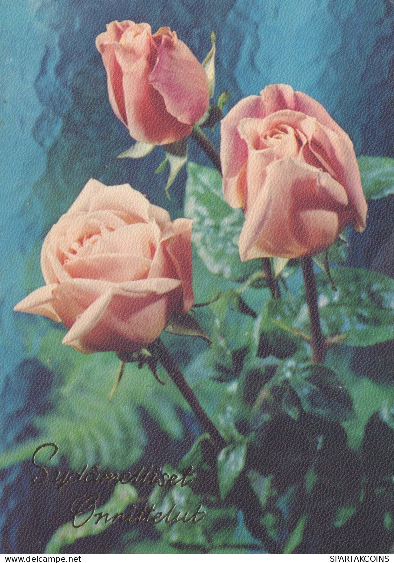 FLOWERS Vintage Postcard CPSM #PAR972.GB - Fiori