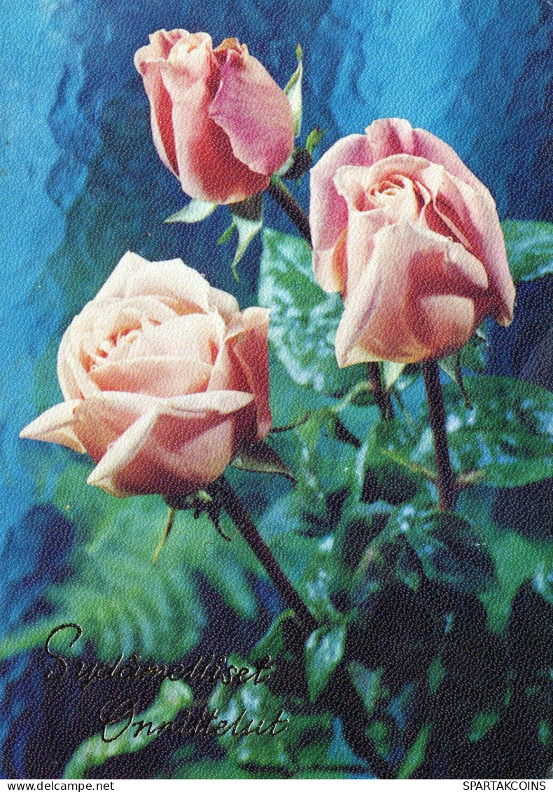 FLOWERS Vintage Postcard CPSM #PAR972.GB - Fleurs