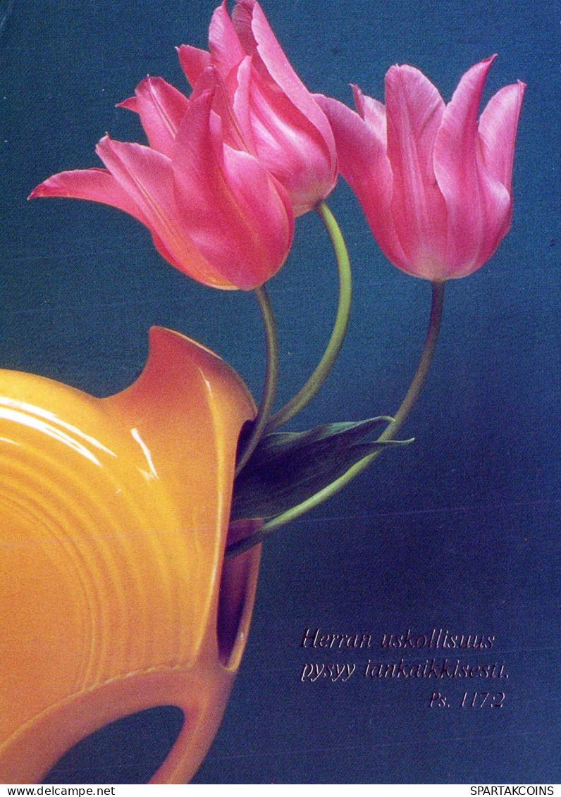 FLOWERS Vintage Postcard CPSM #PAR131.GB - Fleurs