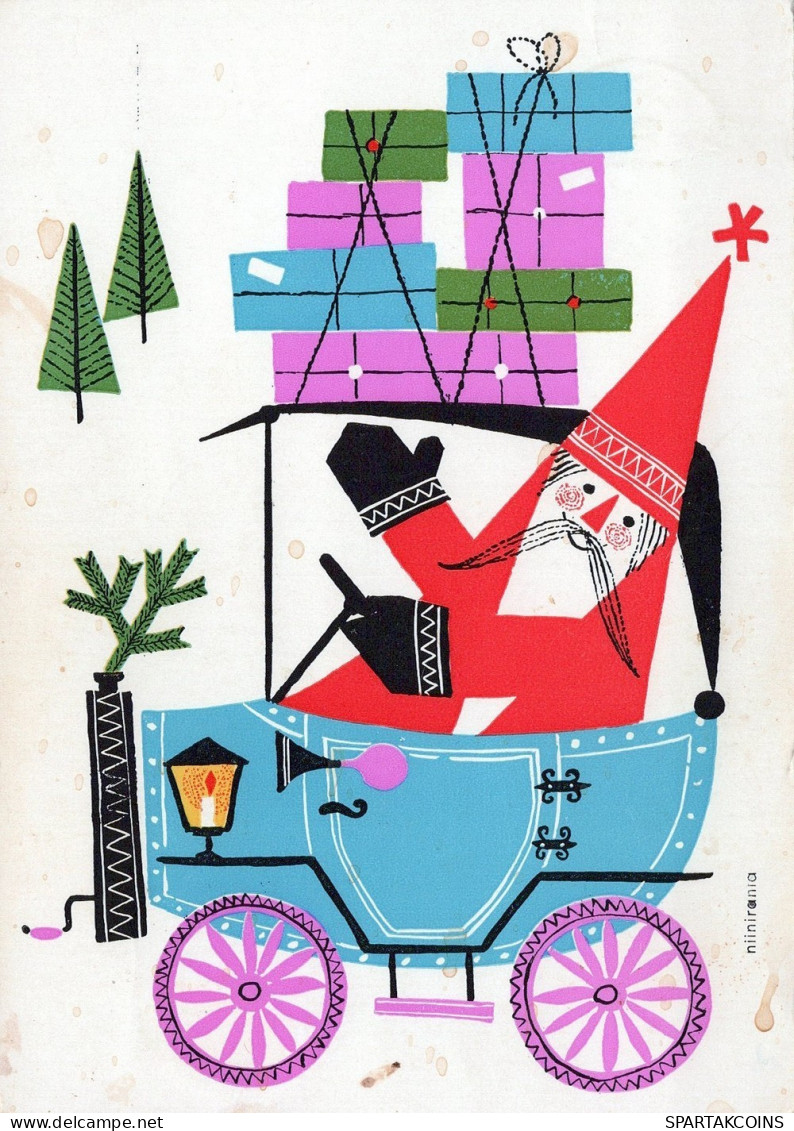 SANTA CLAUS CHRISTMAS Holidays Vintage Postcard CPSM #PAJ939.GB - Santa Claus