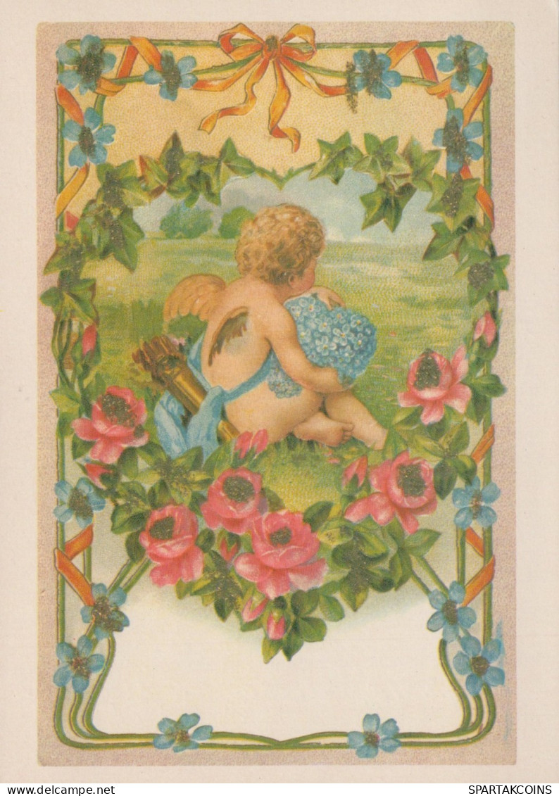 ANGEL CHRISTMAS Holidays Vintage Postcard CPSM #PAJ135.GB - Angels