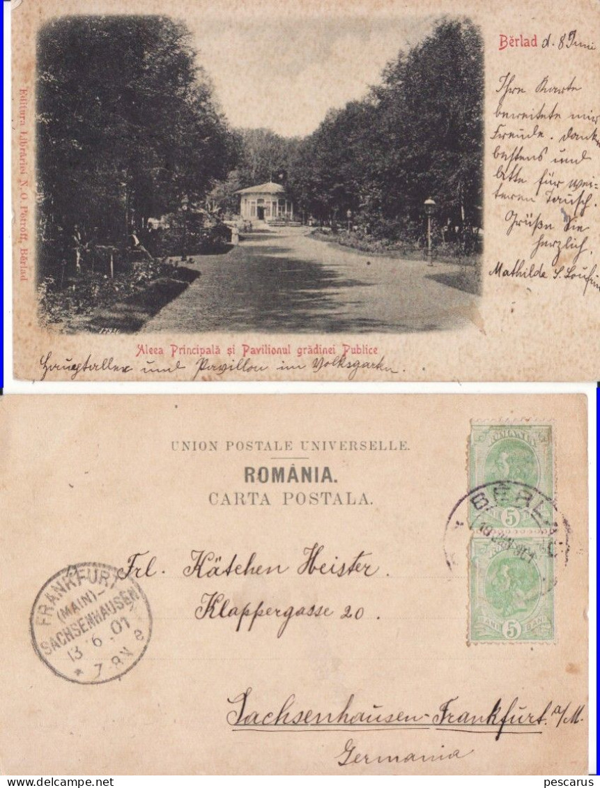 Romania, Roumanie, Rumaenien- Scoala Normala-edit. N. Petroff, Barlad, Berlad - Roumanie